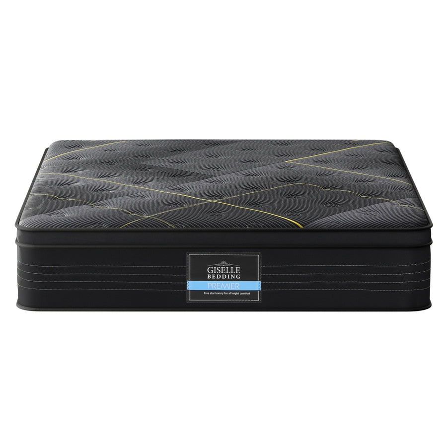 35cm Giselle Mattress King Bed Bamboo Pocket Firm Foam