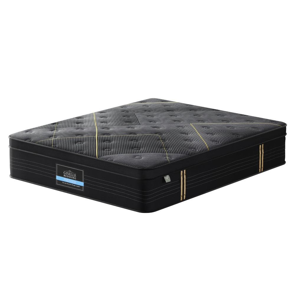35cm Giselle Mattress King Bed Bamboo Pocket Firm Foam