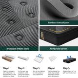 25cm Giselle Mattress Double Bed Pocket Spring Mattresses