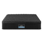Giselle Bedding Double Mattress 34cm Euro Top with 5-Zone Pocket Spring Support Black, image 2