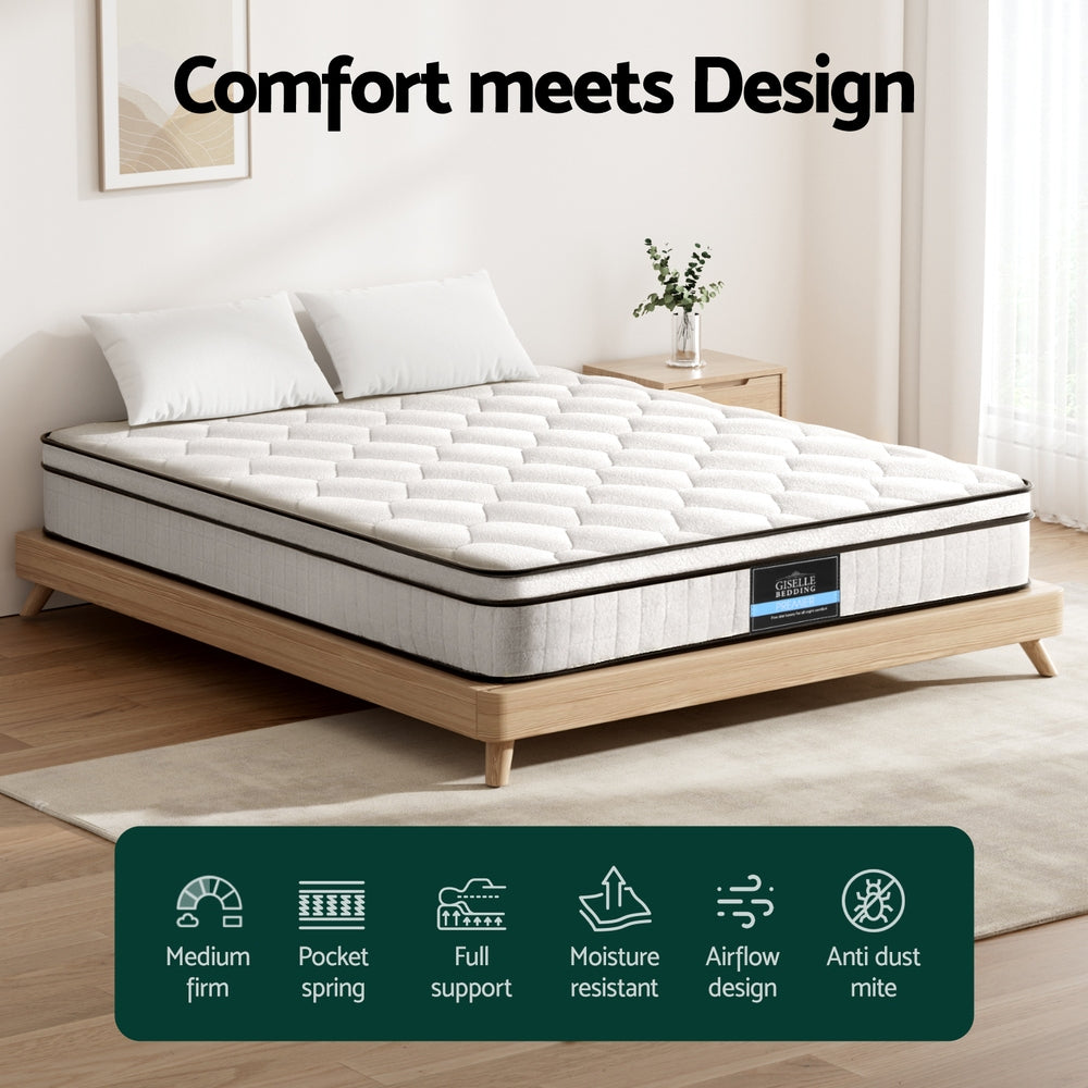 16cm Mattress Giselle Bonnell Spring Double