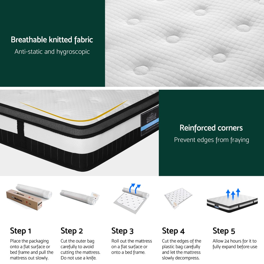 Ariel Vitality Mattress - 5 Zoned Pocket Spring Mattress - Medium/Firm - KING