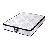 Giselle Bedding 30cm Mattress Pocket Spring Medium Firm Foam Euro Top Double - Front View