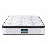 Giselle Bedding King Mattress 30cm Pocket Spring Euro Top Medium Firm Foam