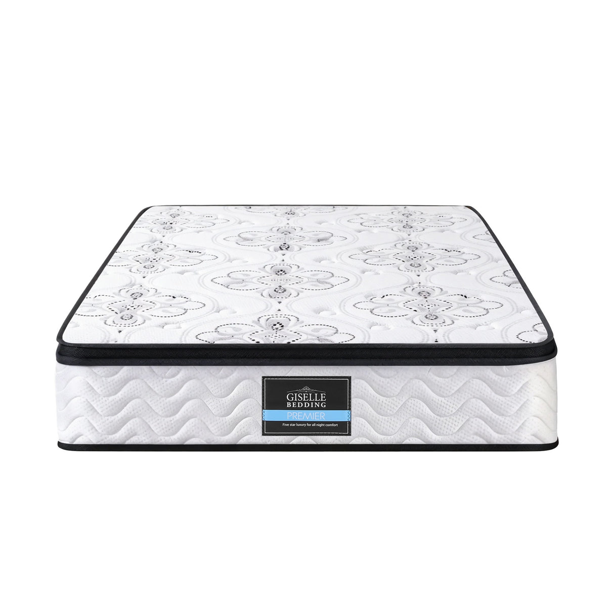 Giselle Bedding King Single Mattress 30cm Pocket Spring Euro Top Medium Firm Foam