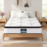 Giselle Bedding 30cm Mattress Pocket Spring Medium Firm Foam Euro Top Queen