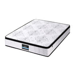 Giselle Bedding Queen Mattress 30cm Pocket Spring Euro Top Medium Firm Foam