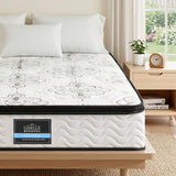 Giselle Bedding 30cm Mattress Pocket Spring Medium Firm Foam Euro Top Queen - Extra Image