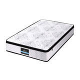 Giselle Bedding Single Mattress 30cm Pocket Spring Euro Top Medium Firm Foam