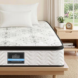 Giselle Bedding 30cm Mattress Pocket Spring Medium Firm Foam Euro Top Single - Extra Image