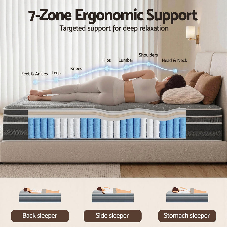 Giselle Bedding 36cm Mattress Cool Gel Memory Foam Double, image 7