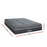 Giselle Bedding 36cm Mattress Cool Gel Memory Foam Double - Front View