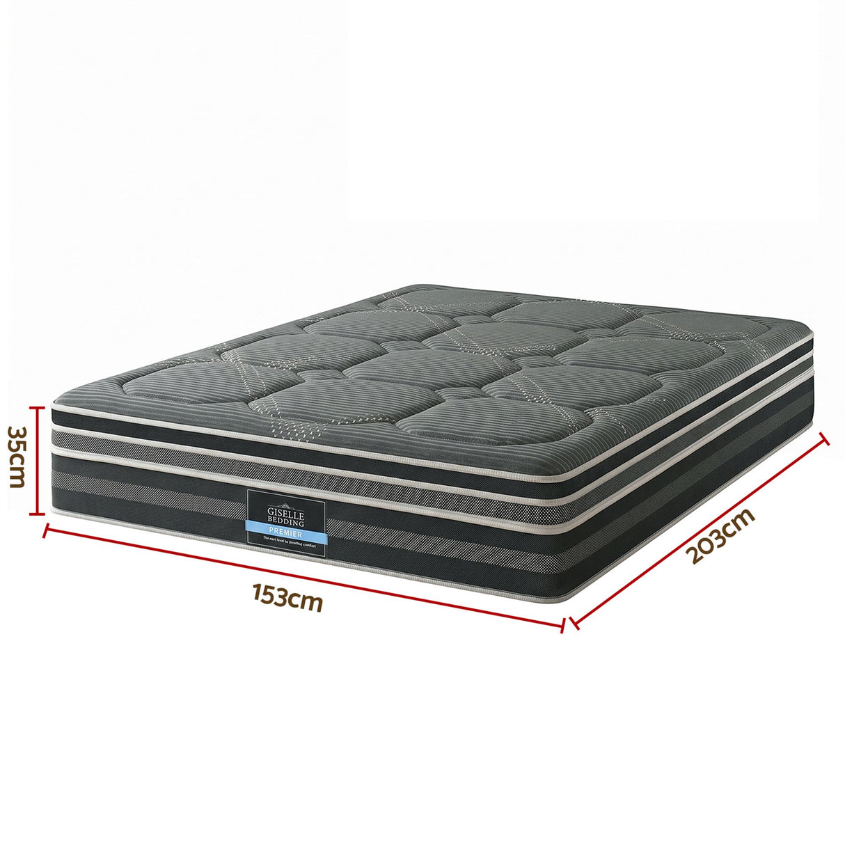 Giselle Bedding 34cm Mattress Cool Gel Memory Foam 7 Zone King