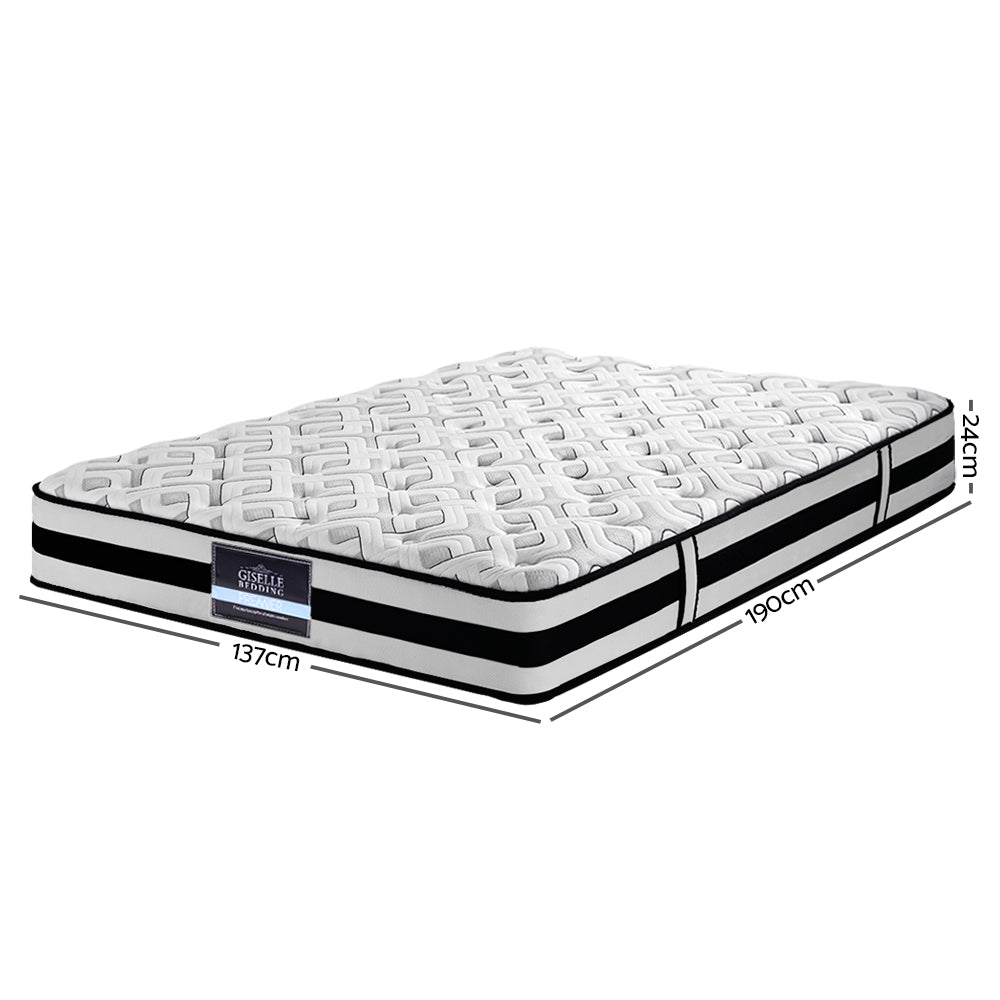 Giselle Bedding 34cm Mattress Euro Top Queen