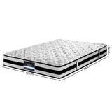 Giselle Bedding 34cm Mattress Euro Top Queen - Front View