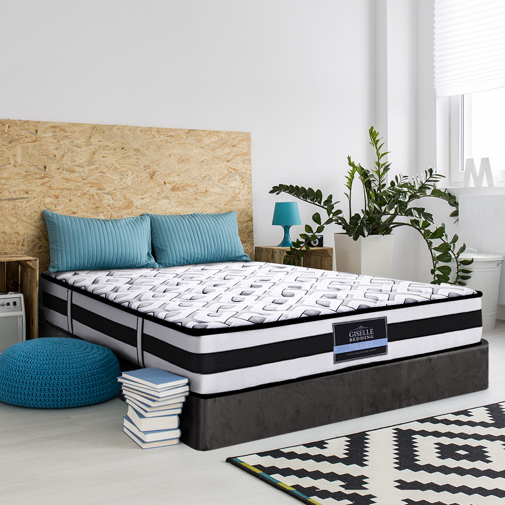 Giselle Bedding 34cm Mattress Euro Top Queen