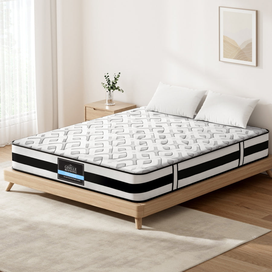 Giselle Bedding 24cm super firm king mattress with Belgium knitted fabric