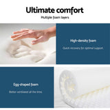 Giselle Bedding 28cm Mattress Super Firm King - Top-Down View