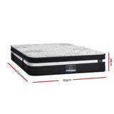 Giselle Bedding 23cm Mattress Extra Firm Queen - Front View