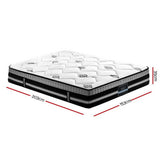 Giselle Bedding 35cm Mattress Cool Gel Memory Foam Queen - Front View
