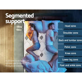 Giselle Bedding 35cm Mattress Cool Gel Memory Foam Queen - Top-Down View