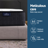 Giselle Bedding 16cm Mattress Medium Firm King Single - Top-Down View