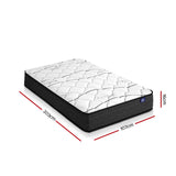 Giselle Bedding 25cm Mattress Green Tea Foam Double - Front View