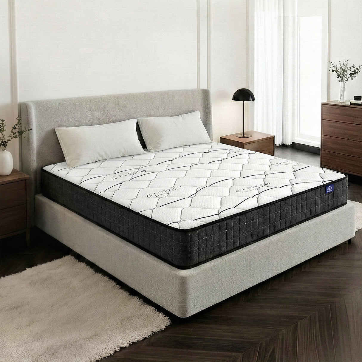 Giselle Bedding 16cm Mattress Medium Firm Queen