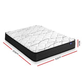 Giselle Bedding 16cm Mattress Medium Firm Queen - Side View