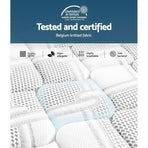 Giselle Bedding king flippable mattress, 36cm cool gel memory foam with pocket springs, 7-zoned pocket spring system