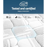 Giselle Bedding 36cm Mattress Cool Gel Memory Foam King Single - Top-Down View