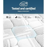 Giselle Bedding 36cm Mattress Cool Gel Memory Foam Single - Rear View