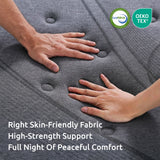 Levitex king Mattress 33 cm 7-Zone Pocket Spring 8.0 Extra Firm with Dual-Row Edge Support & Breathable Knit Cover - Low Angle