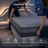 Levitex Double Mattress 25 cm Hybrid Pocket Spring with 4cm Egg Crate Foam for Deep Sleep Bamboo Charcoal Fabric - Extra Image