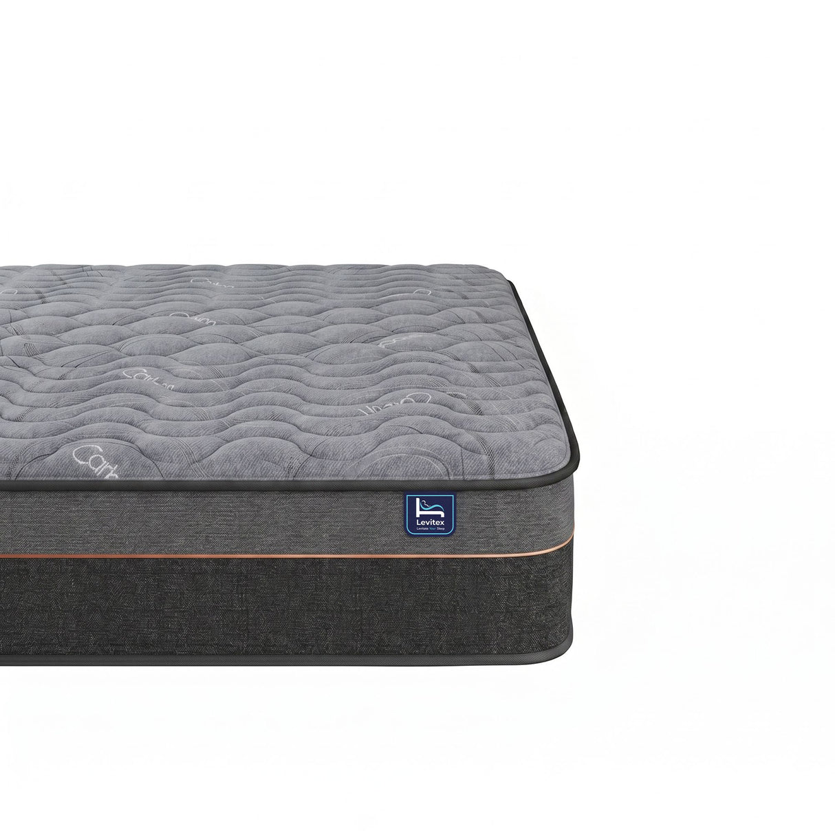 Levitex Single Mattress 25 cm Hybrid Pocket Spring with 4cm Egg Crate Foam for Deep Sleep Bamboo Charcoal Fabric