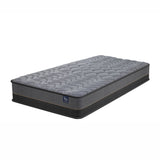 Levitex Single Mattress 25 cm Hybrid Pocket Spring with 4cm Egg Crate Foam for Deep Sleep Bamboo Charcoal Fabric - Top-Down View