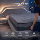Levitex Single Mattress 25 cm Hybrid Pocket Spring with 4cm Egg Crate Foam for Deep Sleep Bamboo Charcoal Fabric - Extra Image