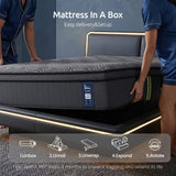 Levitex Double Mattress 34 cm 5-Zone Pressure Relief  Pocket Spring with Reinforced Edge Support & Breathable Gel Memory Foam Hybrid Mattress - Extra Image
