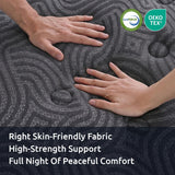 Levitex King Mattress 34 cm 5-Zone Pressure Relief  Pocket Spring with Reinforced Edge Support & Breathable Gel Memory Foam Hybrid Mattress - Low Angle