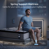 Levitex King Single Mattress 34 cm 5-Zone Pocket Spring with Latex & Memory Foam or Extra Lumbar & Shoulder Support - 45-Degree Angle