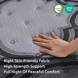 Levitex King Single Mattress 34 cm 5-Zone Pocket Spring with Latex & Memory Foam or Extra Lumbar & Shoulder Support - Low Angle