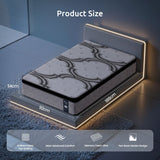 Levitex Single Mattress 34 cm 5-Zone Pocket Spring with Latex & Memory Foam or Extra Lumbar & Shoulder Support