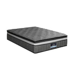 Giselle Bedding 34cm Mattress Double Layer Pocket Spring Queen - Close-Up Angle