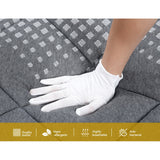 Giselle Bedding 18cm Mattress Pillow Top Double - Close-Up Angle