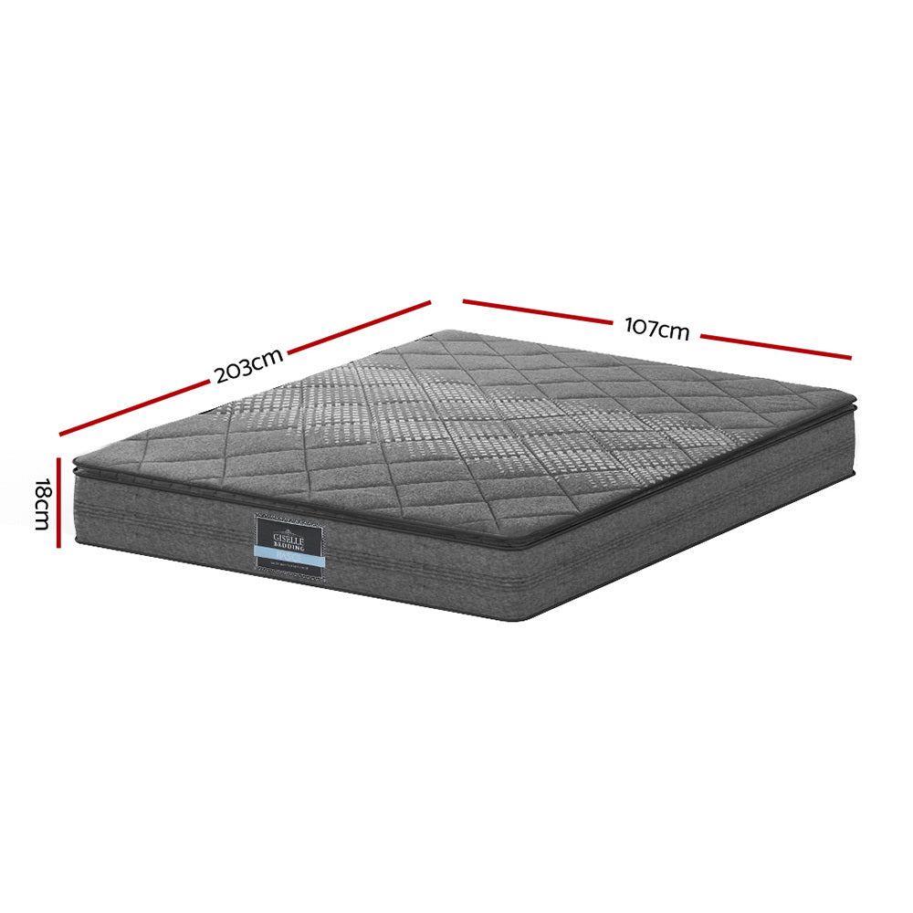 Giselle Bedding 21cm Mattress Euro Top King Single