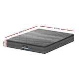 Giselle Bedding 21cm Mattress Euro Top King Single - Front View