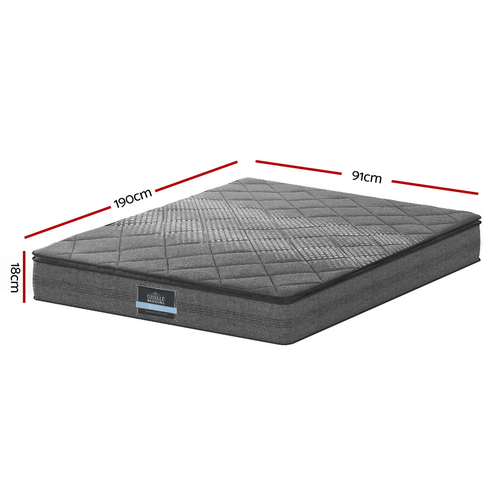 Giselle Bedding 25cm Mattress Green Tea Foam Queen