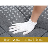 Giselle Bedding 25cm Mattress Green Tea Foam Queen - Rear View