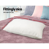 Giselle Bedding Memory Foam Pillow 13cm Thick Twin Pack - Front View
