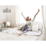 Giselle Bedding Memory Foam Pillow 13cm Thick Twin Pack - Rear View